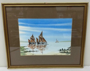 lot 127 image: Original Signed Watercolor Painting