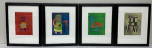 lot 181 image: A Series of Unique Chairs Art by Local Artist Jon Neuse
