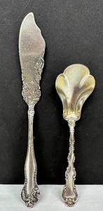 lot 32A image: Sterling Silver Serving Pieces