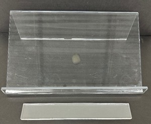 lot 155A image: Large Acrylic Book Stand with Extra Piece to Hold Book Open