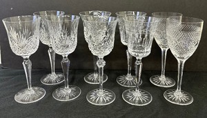 lot 210 image: A Lovely Assortment of Wedgwood Crystal Stemware