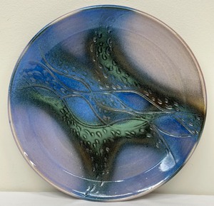 lot 112A image: Lovely Local Artist Maureen Brockway Platter