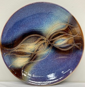 lot 122A image: Lovely Local Artist Maureen Brockway Platter