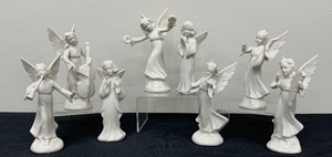 lot 144A image: Vintage Dresden Germany 8 Piece Angel Band