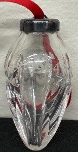 lot 182A image: Waterford 1994 Crystal Ball Ornament Series Signed by Jim OLeary