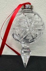 lot 160A image: Waterford 2001Crystal Ball Ornament Series
