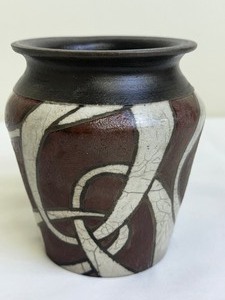 lot 24B image: Axtman Pottery Vase  Artisan Crafted Pottery Vase