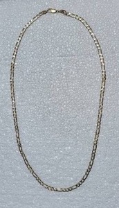 lot 4 image: 14K Yellow Gold Chain Necklace  18 inch, 11g