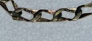 lot 5 image: 14K Yellow Gold Chain Bracelet  7.5 inch, 12g