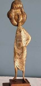 lot 1 image: Milton Elting Hebald Cast Sculpture  Standing Female Figure