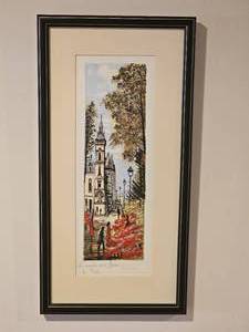 lot 22 image: Signed Parisian Original Oil Paintings