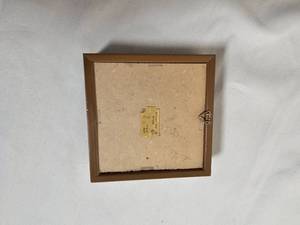 lot 142 image: Petite Framed Enameled Copper Art Panel