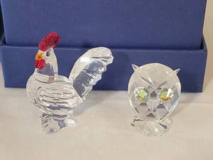 lot 155 image: Swarovski Fine Crystal Miniatures - Animals & Butterflies - (8)