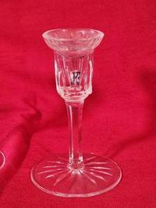 lot 153 image: Waterford Fine Crystal Candlestick Pair