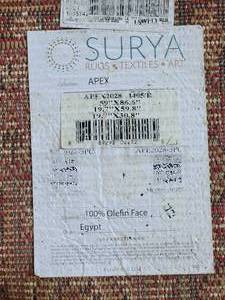 lot 68 image: Surya Egyptian Oriental Runner Rug - Apex - 2 x 60