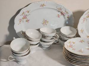 lot 102 image: Timeless Haviland Fine Bone China Set - (72)