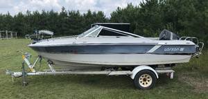 1986 Larson 17 6 Boat wTrailer