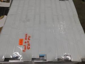 lot 15 image: 50 S.F PEEL & STICK 12 X 12 VINYL SHEETS