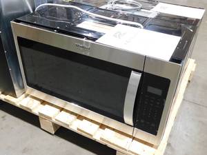 lot 53 image: Whirlpool 1.7 cu. ft. Over the Range Microwave in Stainless Steel with Electronic Touch Controls