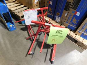lot 86 image: Gardner Bender Portable Wire Caddy with Casters X 2