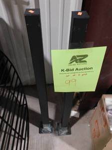 lot 99 image: 2 -34 METAL PATIO POST