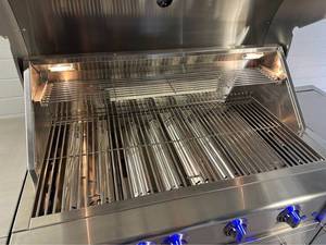 Brand New 7 ft Outdoor Kitchen with 6 Burner Grill, Broiler, Sink, Drawers, Etc