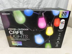 New Indoor  Outdoor Cafe String Lights LED Color Changing