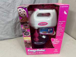 Vintage Easy Bake Hand Mixer and Bowl - New in Box