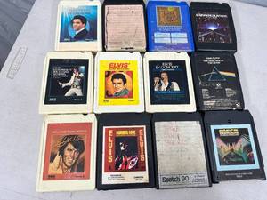 Assorted Vintage 8-Track Tapes - Elvis and More