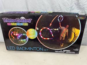 New Yard Candy Illuminated LED Badminton Set