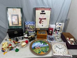 Collectible Ducks, Home Decor, Vintage Christmas, Music Box, and More.