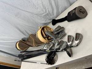 Golf Clubs and Bag Including Cobra ZL Diamana Driver
