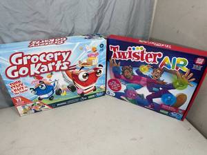 New Twister Air Game and Grocery Go Karts Game