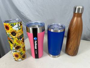 4 New Tumbler Drink Cups - Scratch and Dent