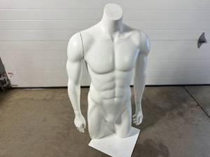 Mannequin Torso with Removable Arms