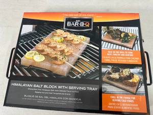 New Himalayan Salt Block with Serving Tray