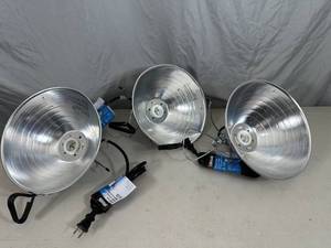 3 New Clamp-On Brooder  Heat Lamps