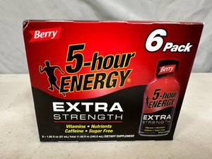 New 6 Pack of 5 Hour Energy Shots