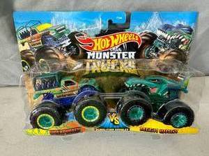 New Set of 2 Hot Wheels Monster Trucks