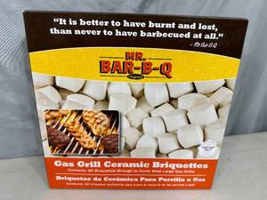 New Box of Ceramic Gas Grill Charcoal Substitute Briquettes