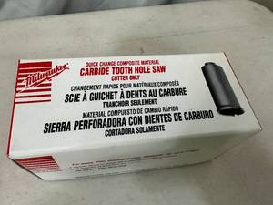 New Milwaukee Carbide Tooth Hole Saw 1-14