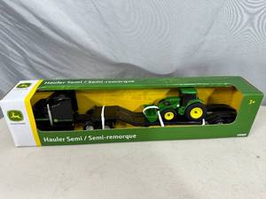 New John Deere Semi Truck with Tractor Toy