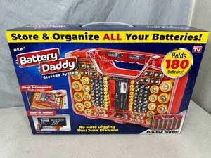 New Battery Daddy Battery Storage with Tester