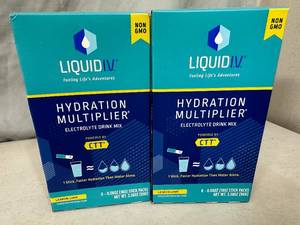 2 New Liquid IV Hydration Multiplier Drink Mix