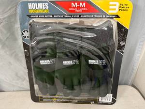 3 New Pair of Holmes Workwear Gloves