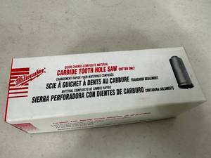 New Milwaukee Carbide Tooth Hole Saw 1 -18