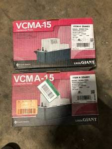 lot 16 image: Lot of 2 Little Giant 115-Volt Automatic Condensate Removal Pump   Customer Returns See Pictures