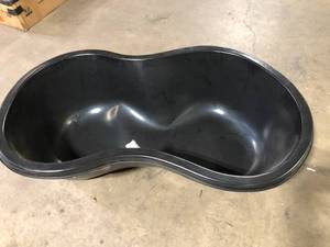 lot 38 image: MacCourt 30 Gal. Peanut Preformed Pond Liner Customer Returns See Pictures
