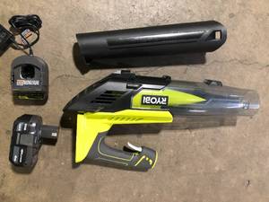 lot 39 image: Ryobi ONE 280 CFM Cordless Jet Leaf Blower Customer Returns See Pictures
