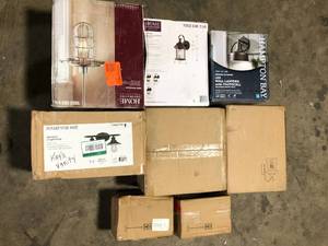 lot 37 image: Lot of Assorted Ceiling Lighting Various Models and Conditions  Customer Returns See Pictures